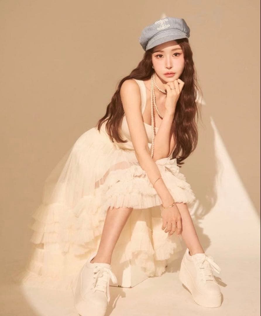 鈴木亜美さん スニーカー Sサイズ プラットフォームスニーカー 靴 白 ホワイト