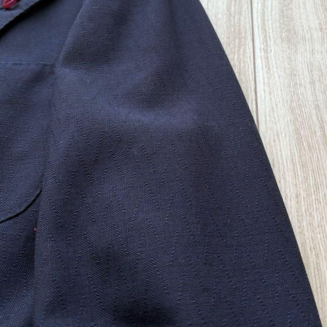 【美品】ernesto エルネスト アンコンジャケット 48 ネイビー イタリア