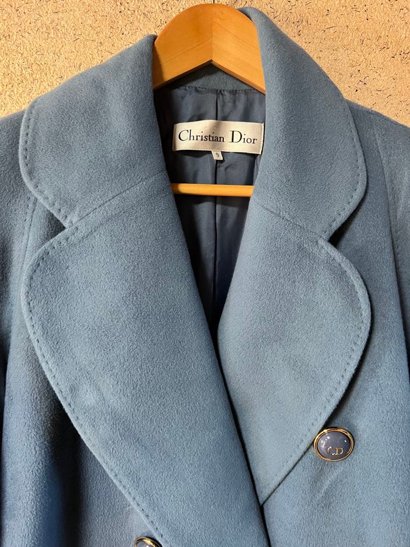 Christian Dior CDロゴ入りダブルブレストジャケット