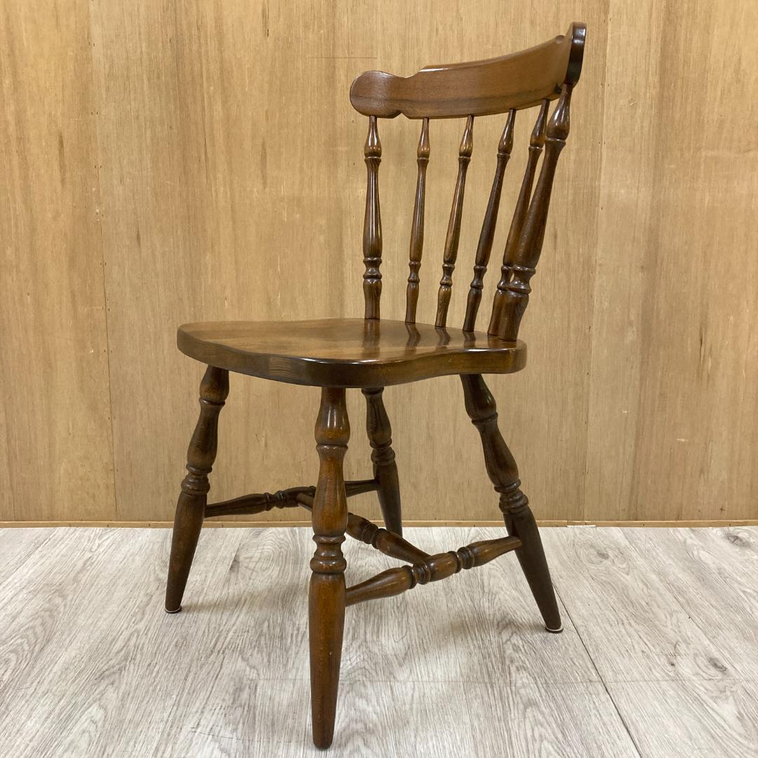 【飛騨産業】 キツツキ ウインザーチェア 　ダイニングチェア　椅子　木製 B