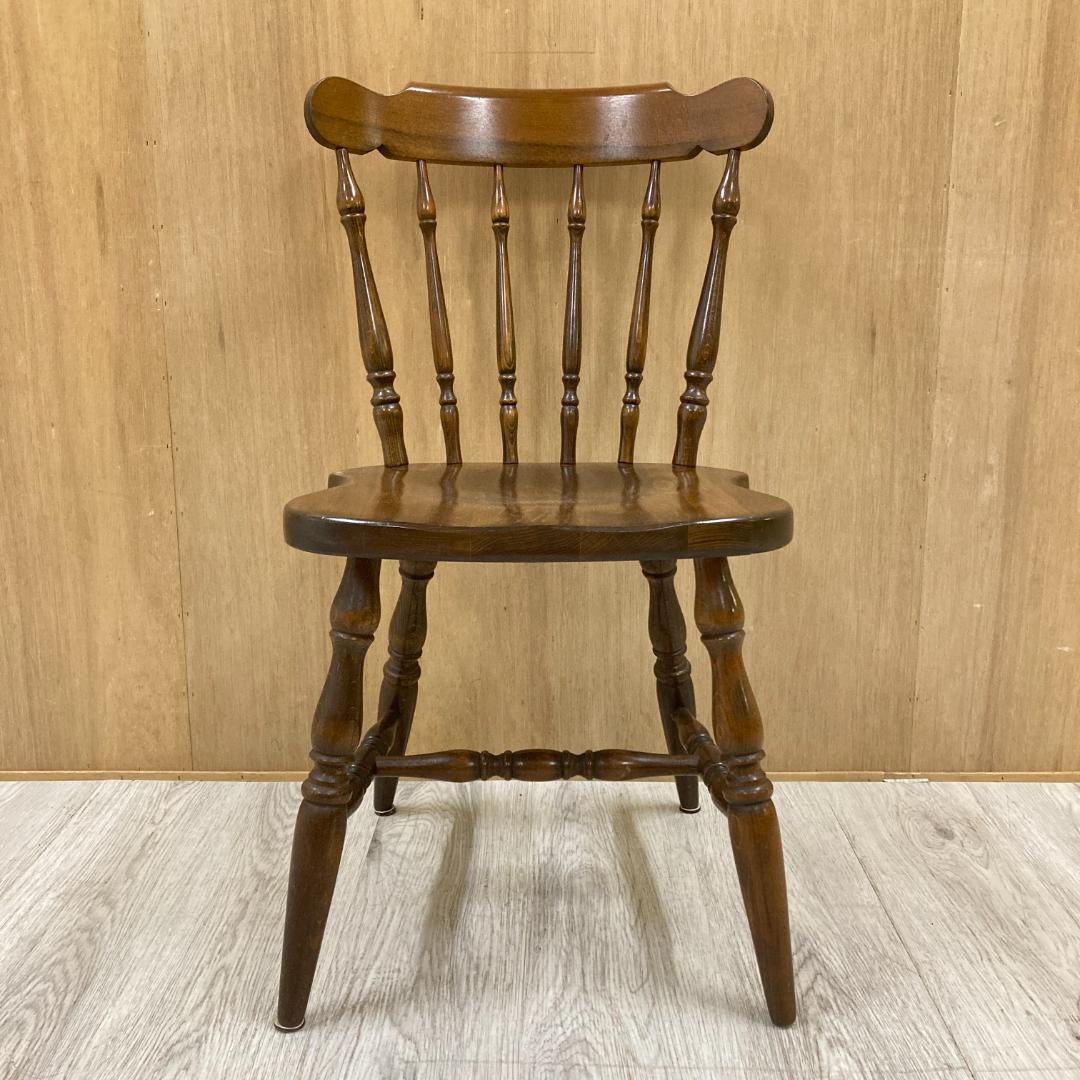 【飛騨産業】 キツツキ ウインザーチェア 　ダイニングチェア　椅子　木製 B