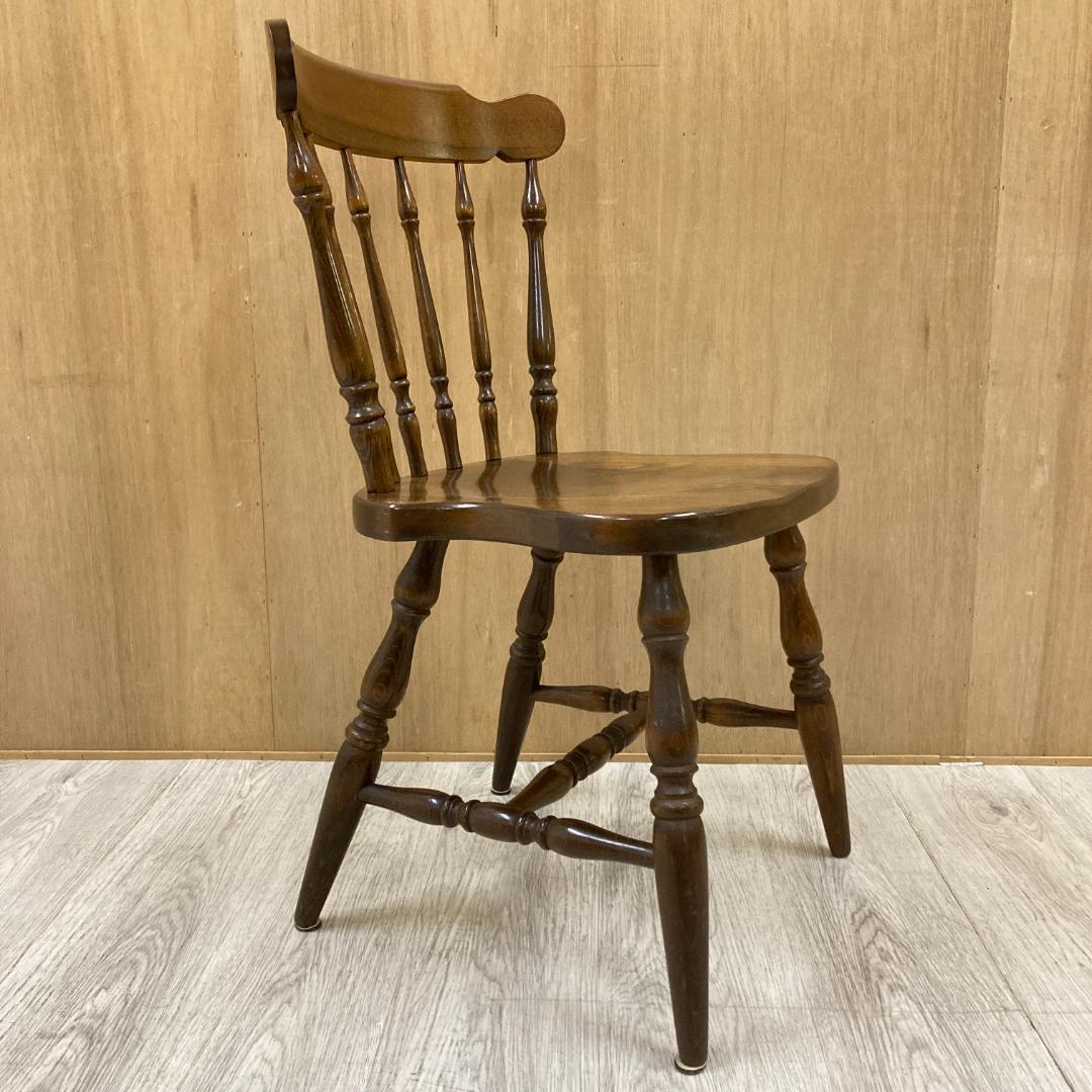 【飛騨産業】 キツツキ ウインザーチェア 　ダイニングチェア　椅子　木製 B