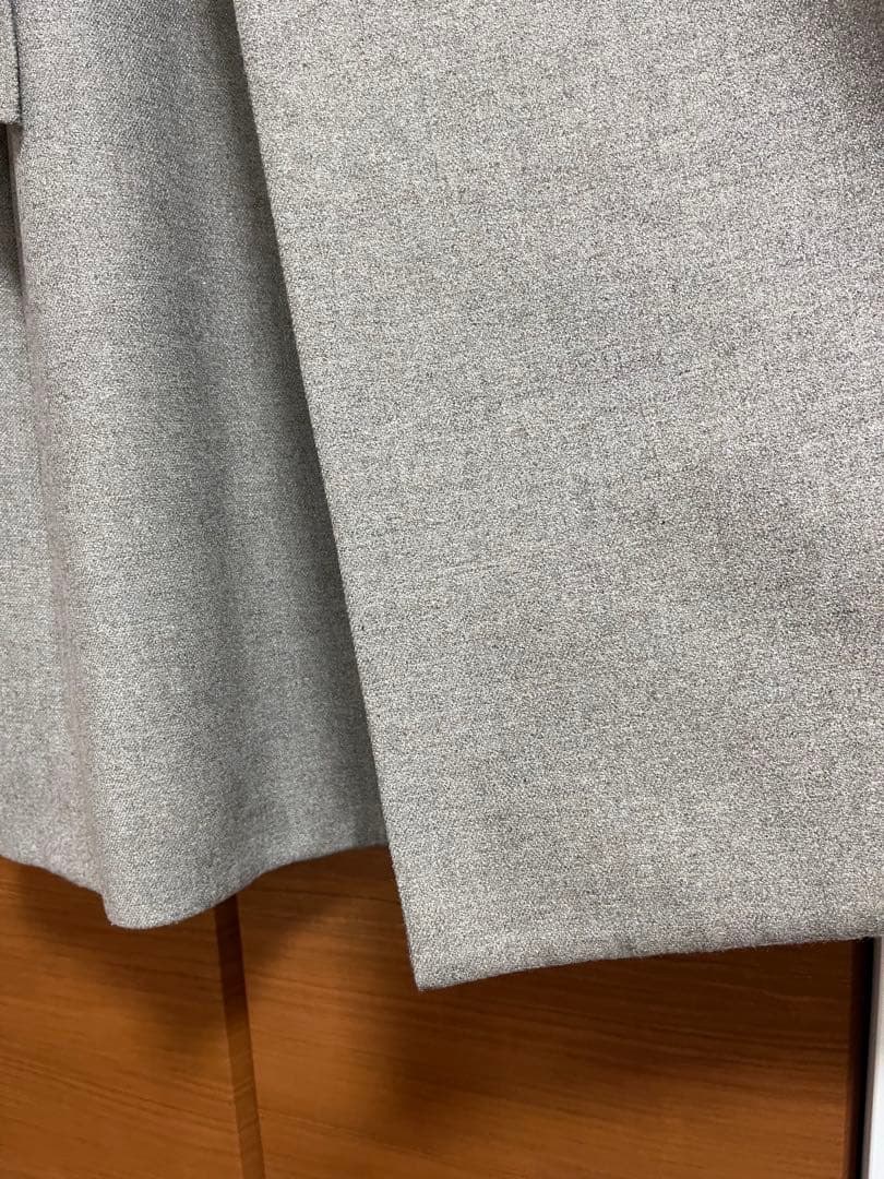 HYKE(ハイク) PARIGOT別注 COLLARLESS WOOL COAT