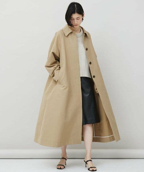 Curensology　カレンソロジー　ステンカラーコート　ベージュ