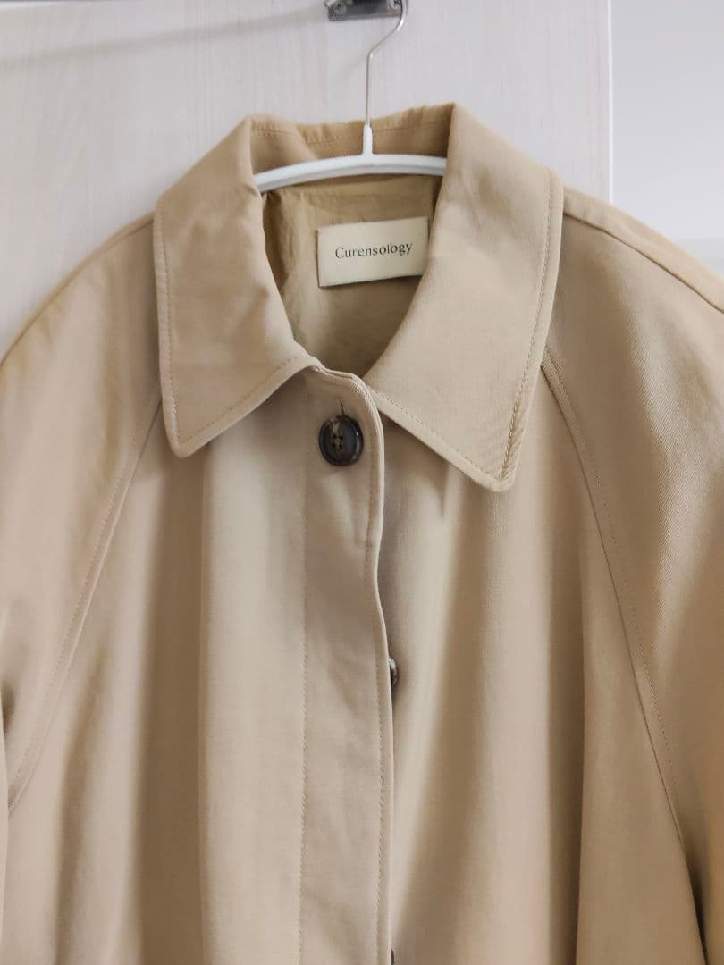 Curensology　カレンソロジー　ステンカラーコート　ベージュ
