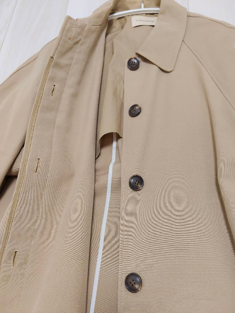 Curensology　カレンソロジー　ステンカラーコート　ベージュ