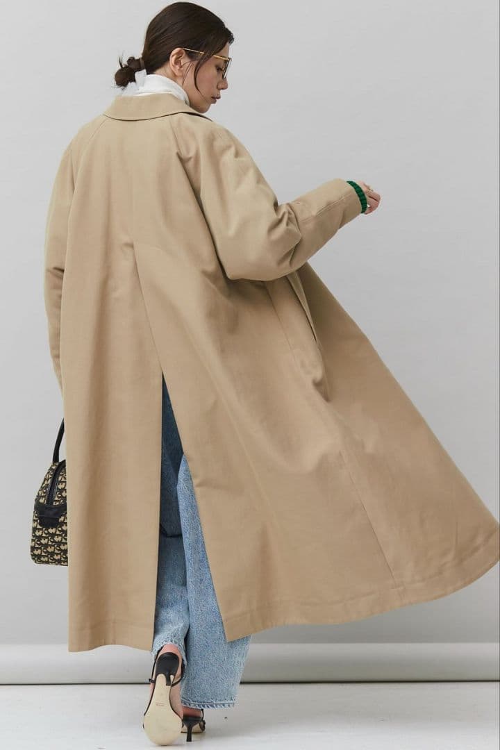 Curensology　カレンソロジー　ステンカラーコート　ベージュ