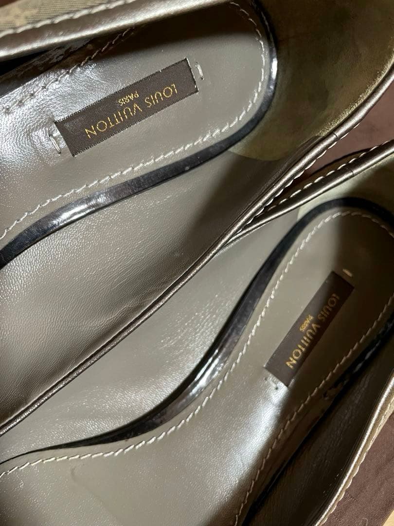 ロ*0様 LOUIS VUITTON ルイヴィトンモノグラムフラットパンプス37