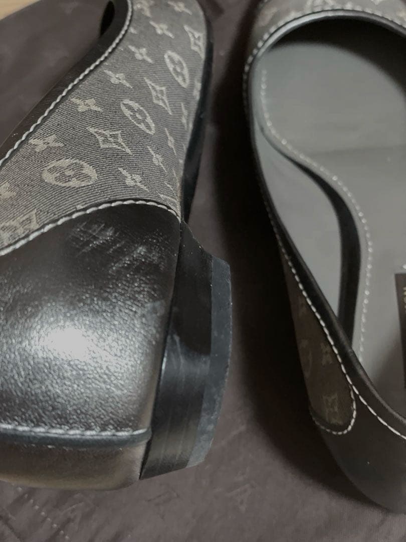 ロ*0様 LOUIS VUITTON ルイヴィトンモノグラムフラットパンプス37