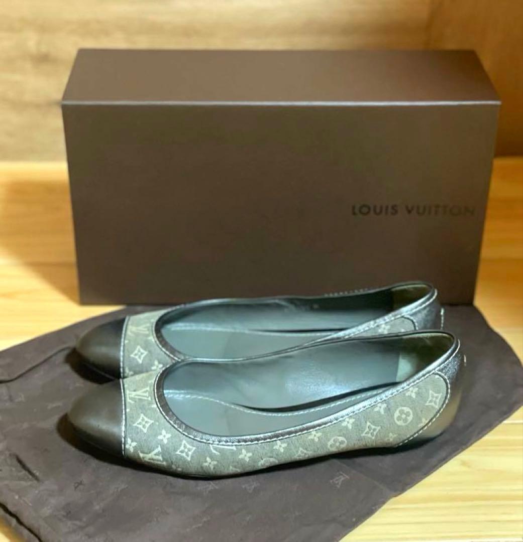ロ*0様 LOUIS VUITTON ルイヴィトンモノグラムフラットパンプス37
