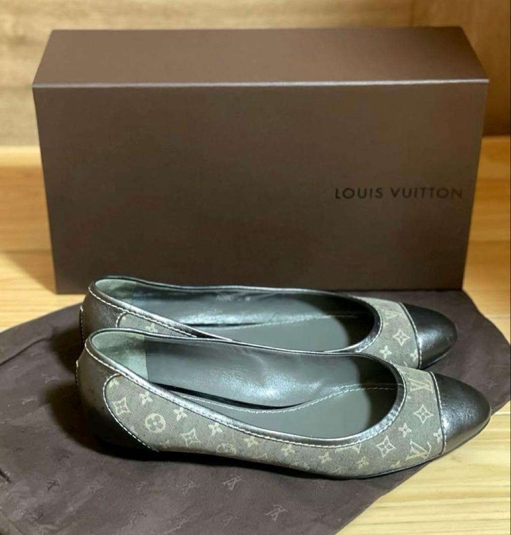 ロ*0様 LOUIS VUITTON ルイヴィトンモノグラムフラットパンプス37