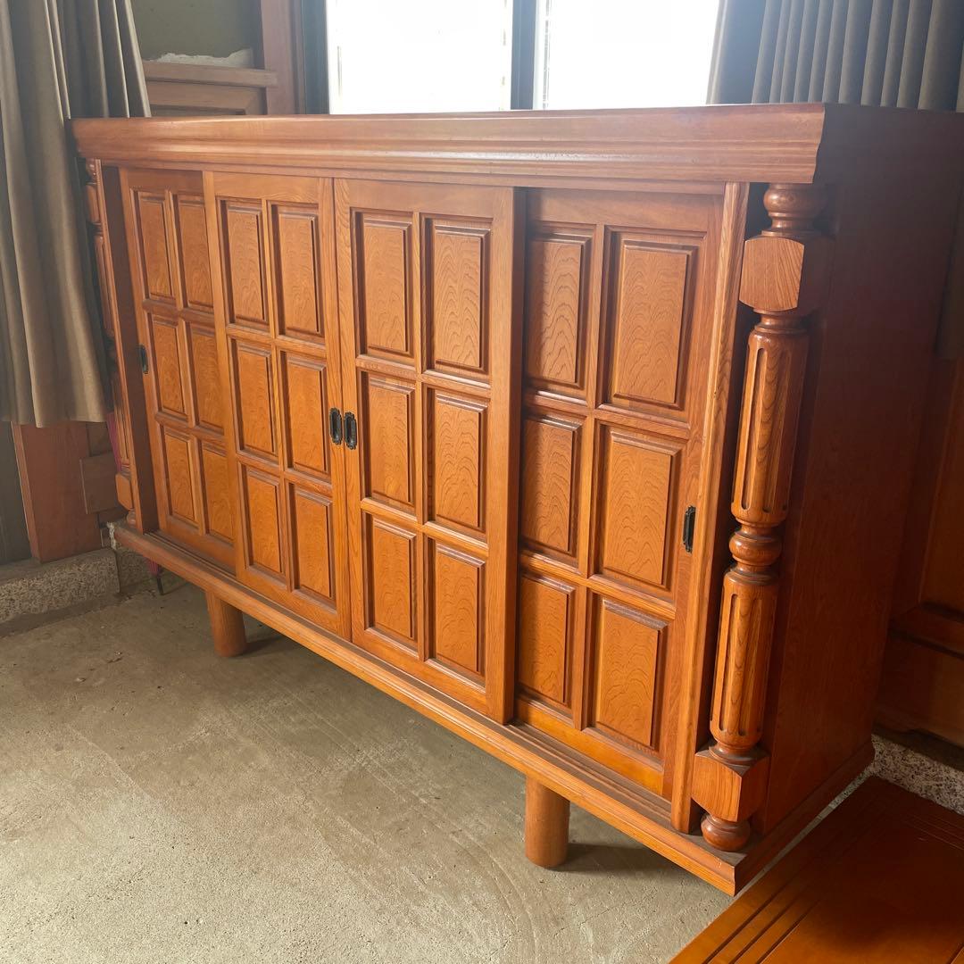 【送料込】木製　シューズラック　アンティーク