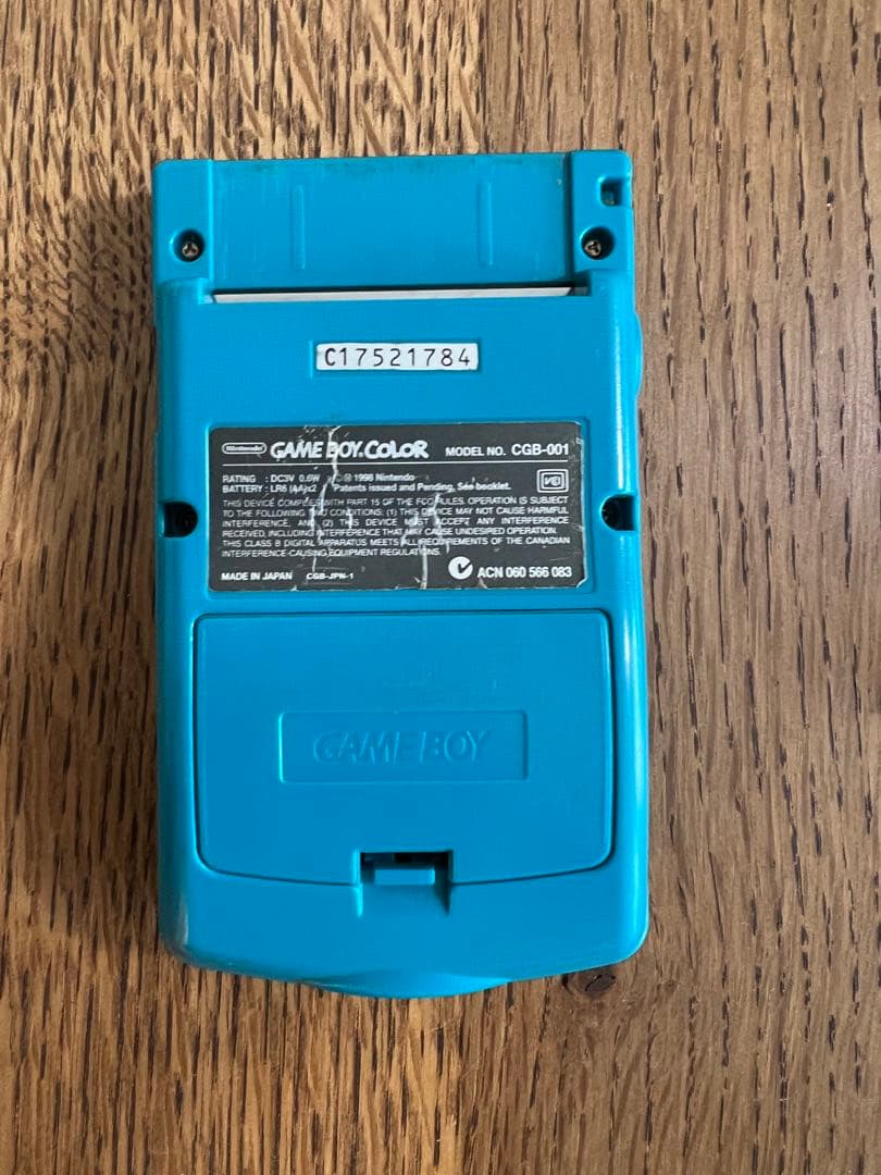 【動作確認済】ゲームボーイカラー　＋　カセット