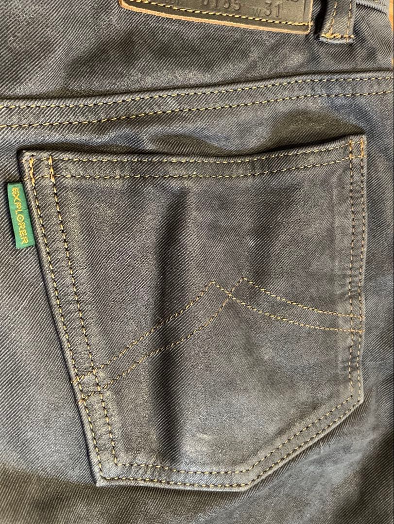 KUSHITANI クシタニ エクスプローラージーンズ レザーパンツ W31