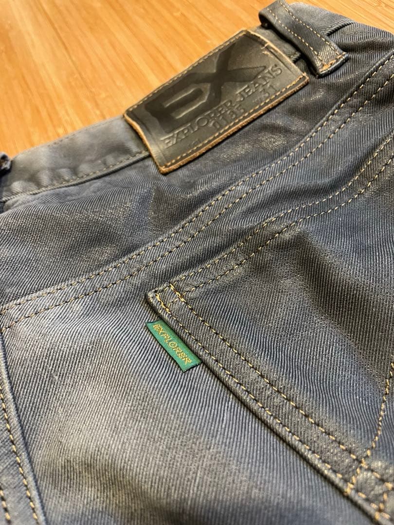 KUSHITANI クシタニ エクスプローラージーンズ レザーパンツ W31