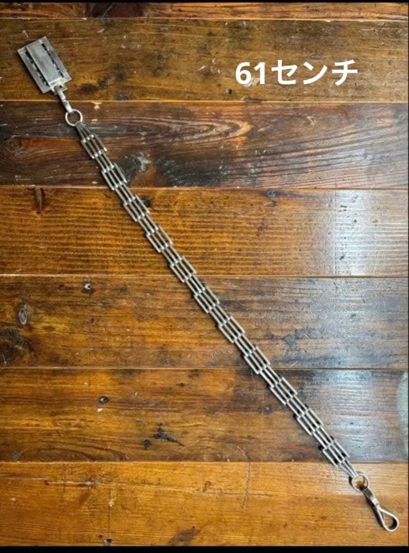 フリーメイソン　ピシアス騎士団　ソードチェーン　ロングタイプ　シルバー