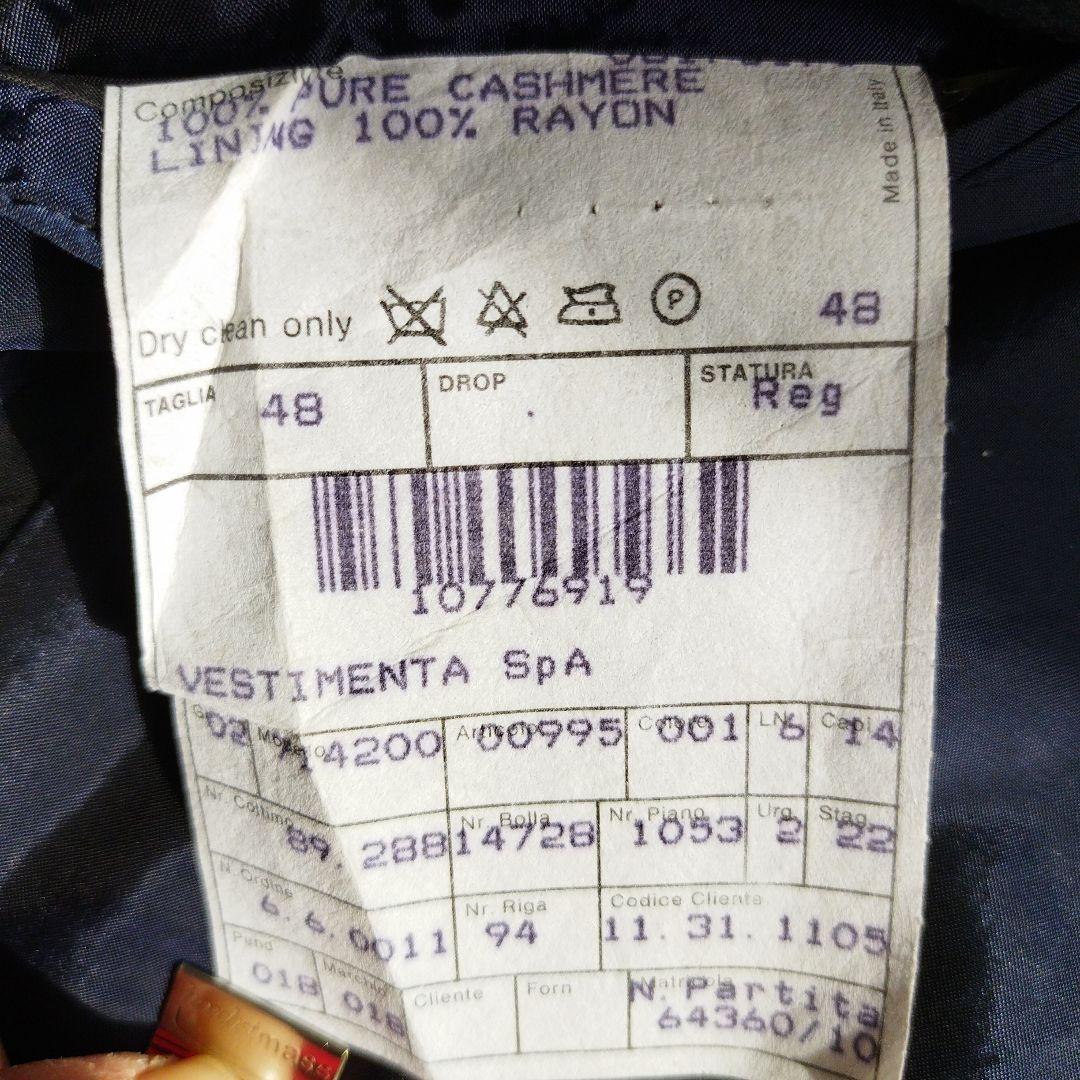 ​最高級 黒タグ ジョルジオアルマーニ カシミヤ100%　テーラードジャケット