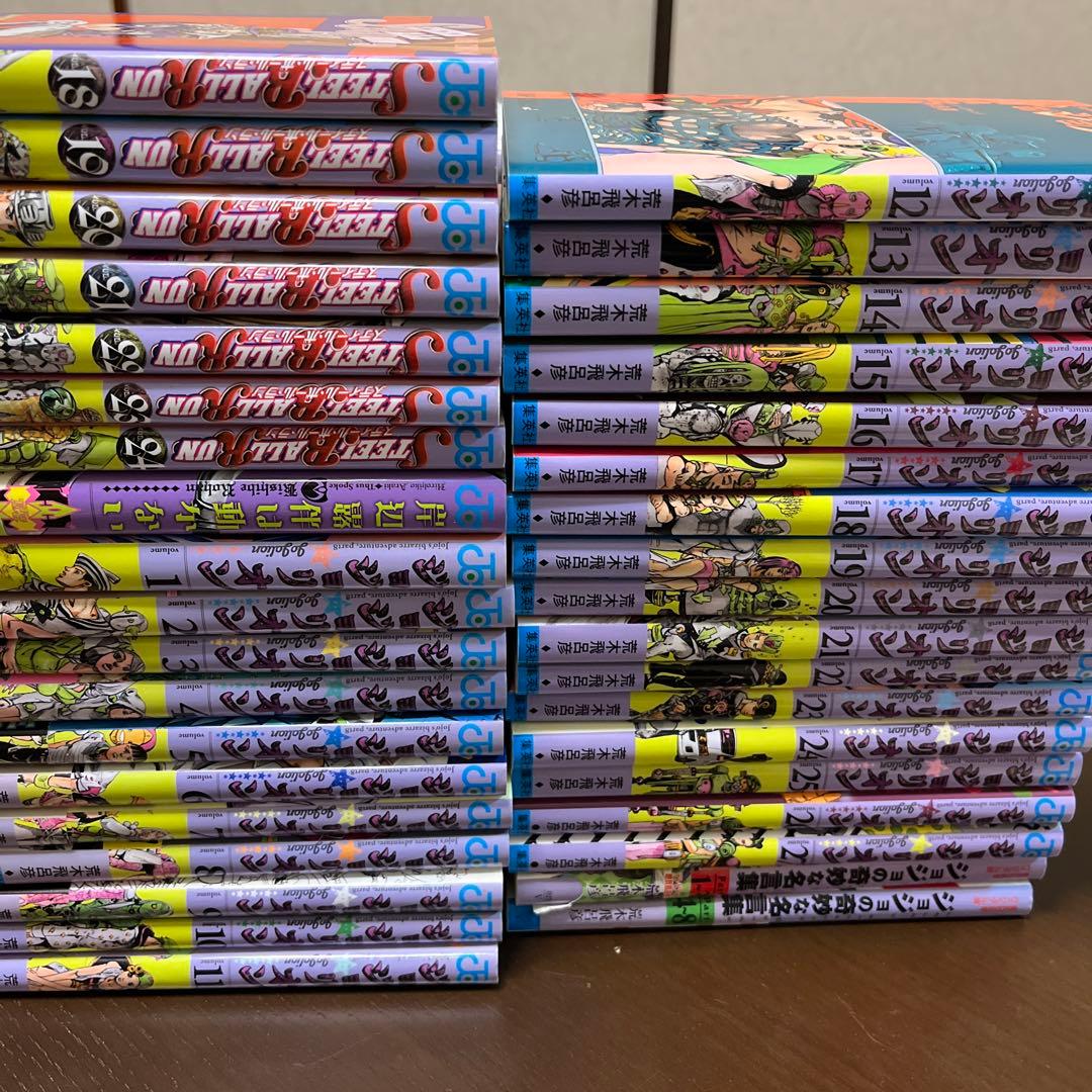 ジョジョの奇妙な冒険1〜8部全巻セット