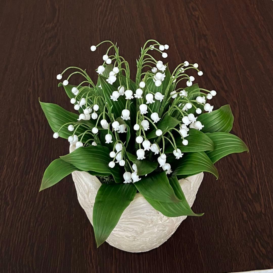 専用　すずらん　ブライダルベール　ラベンダー　クレイフラワー