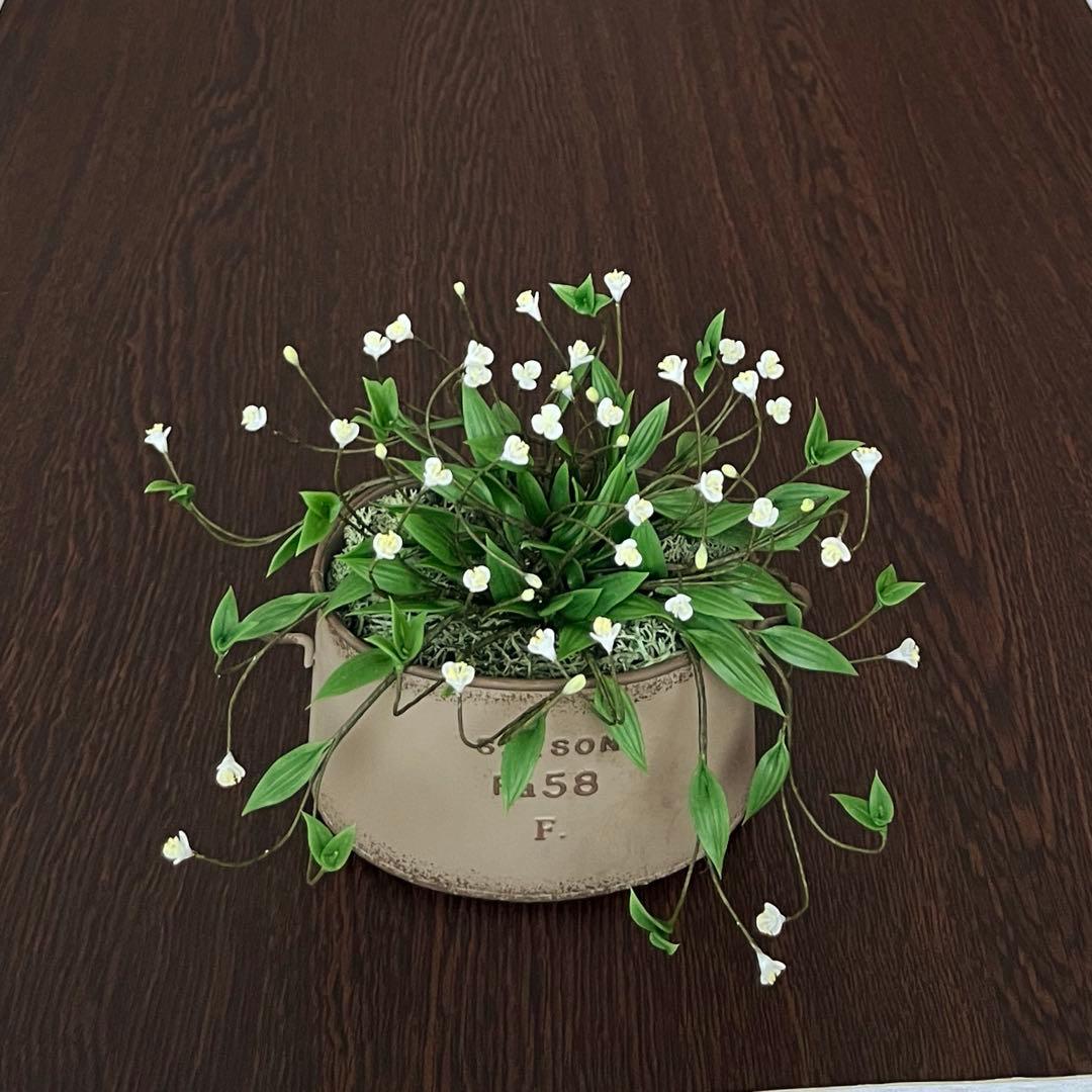 専用　すずらん　ブライダルベール　ラベンダー　クレイフラワー