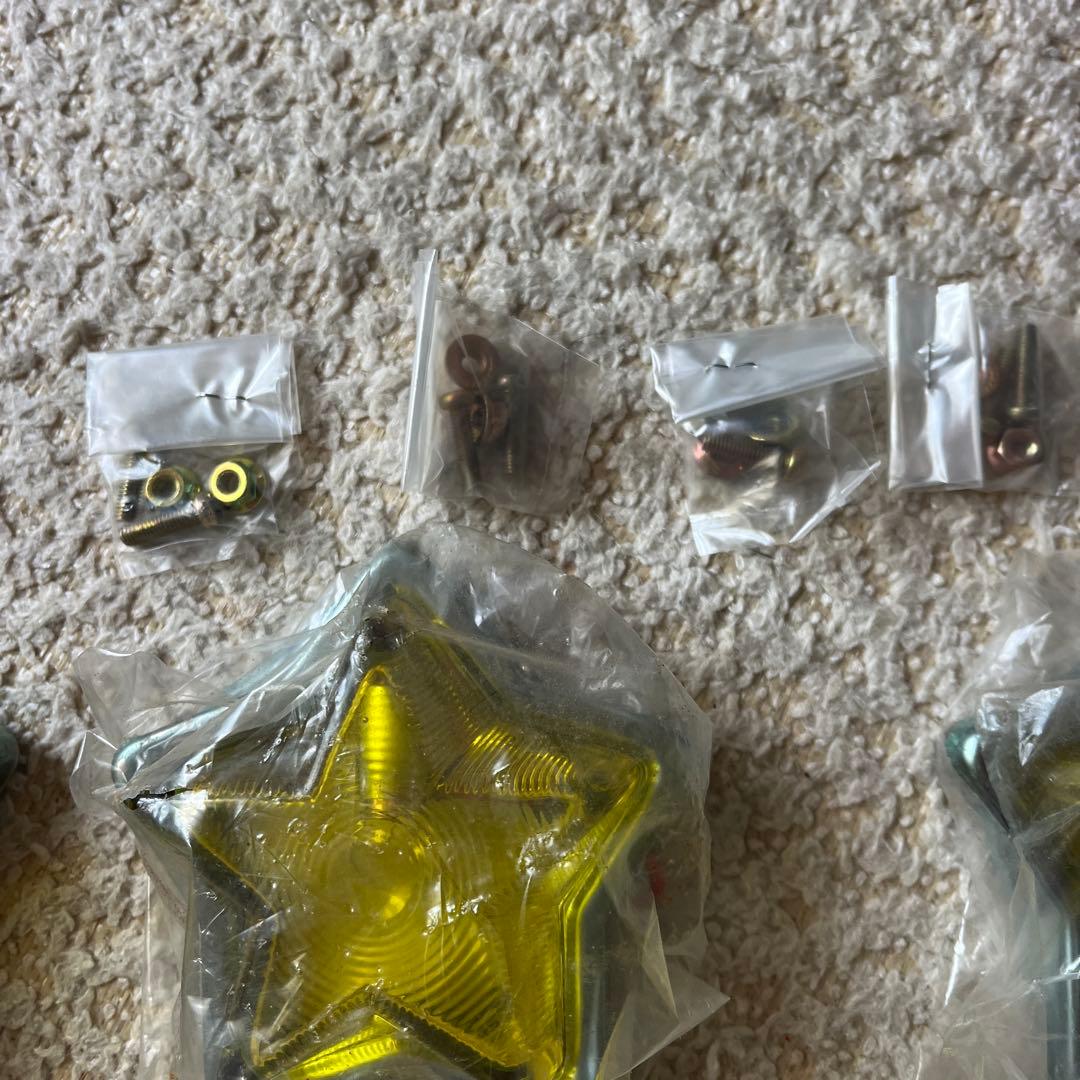 星型イエローLEDライト8個セット