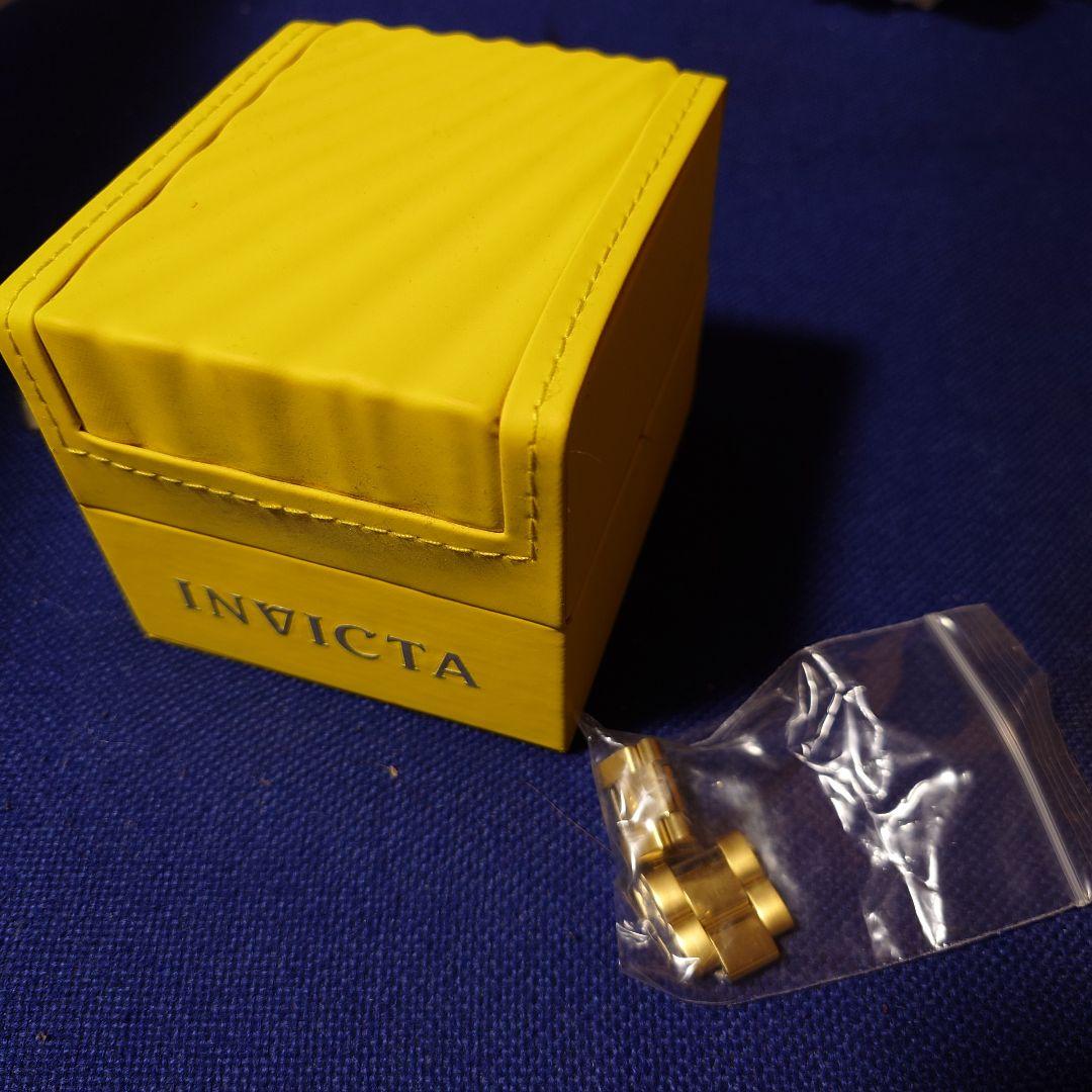 INVICTA クロノグラフ 腕時計 ゴールド/ブルー