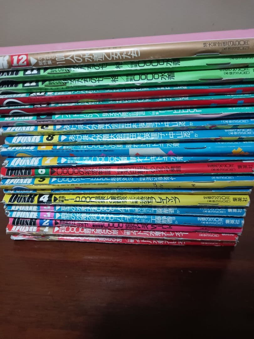 アイドル雑誌　DUNK　４５冊セット　８９年と９０年の１～１２月号とその他