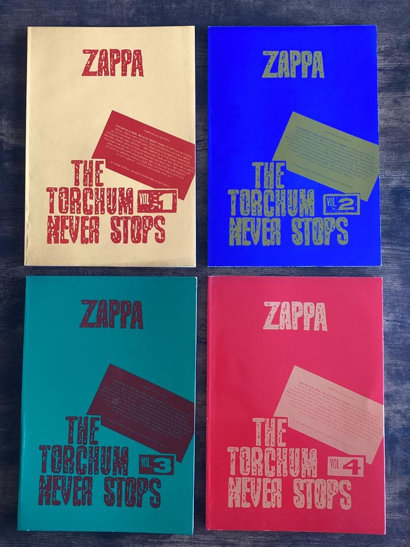 ★フランクザッパ/ZAPPA/全4冊揃い/限定2000部/シリアルナンバー入