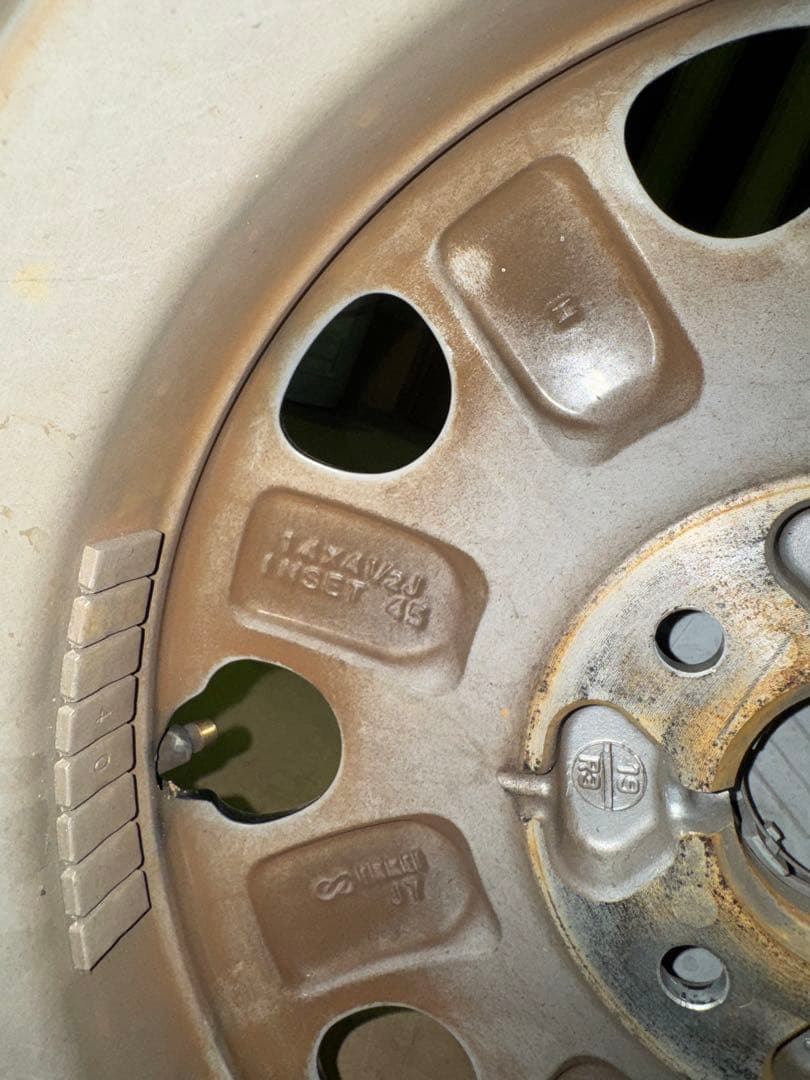 スペーシアギア純正ホイール センターキャップ付き （ほぼ新品）