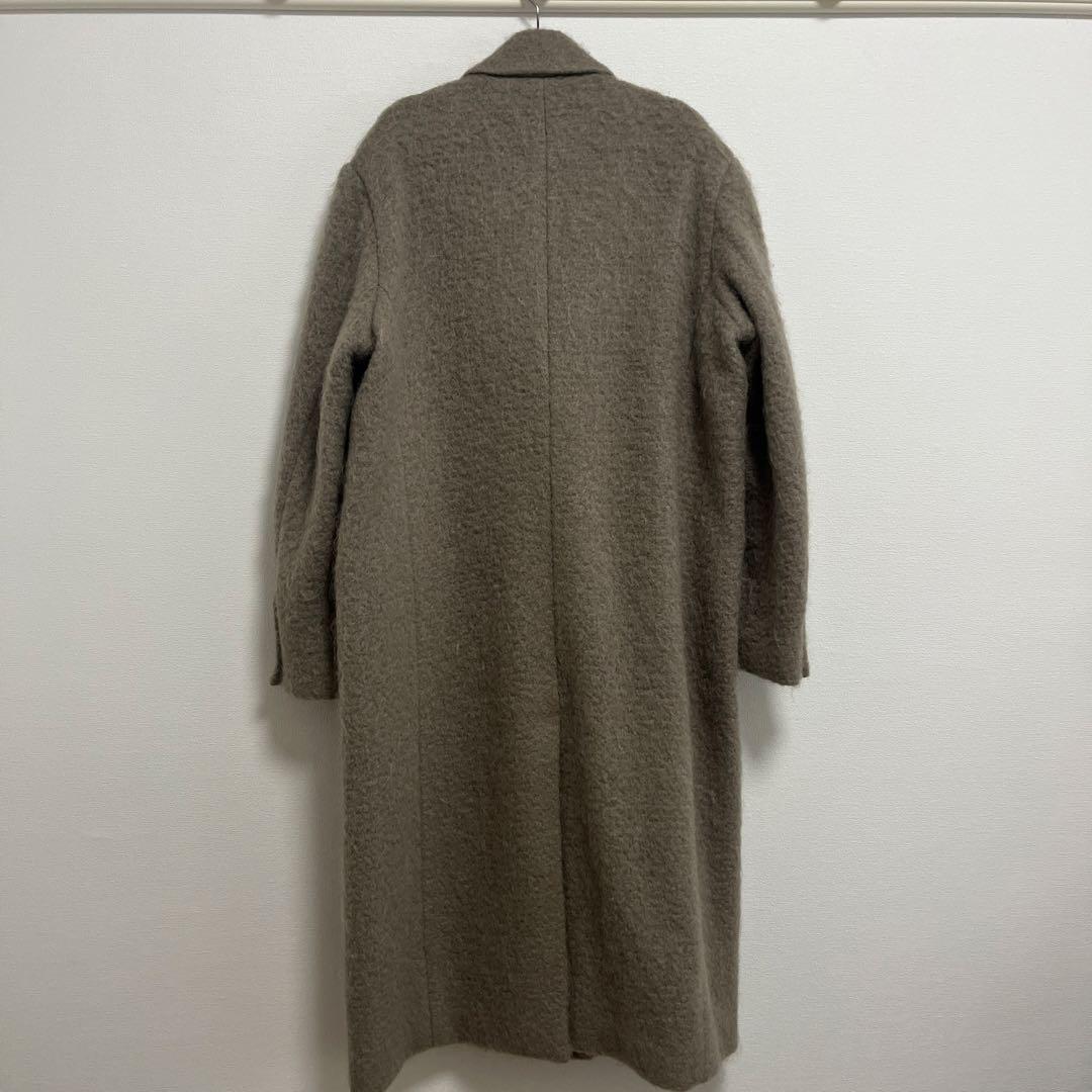 【8ページ】ETRE TOKYO ウールシャギーチェスターコート カーキ