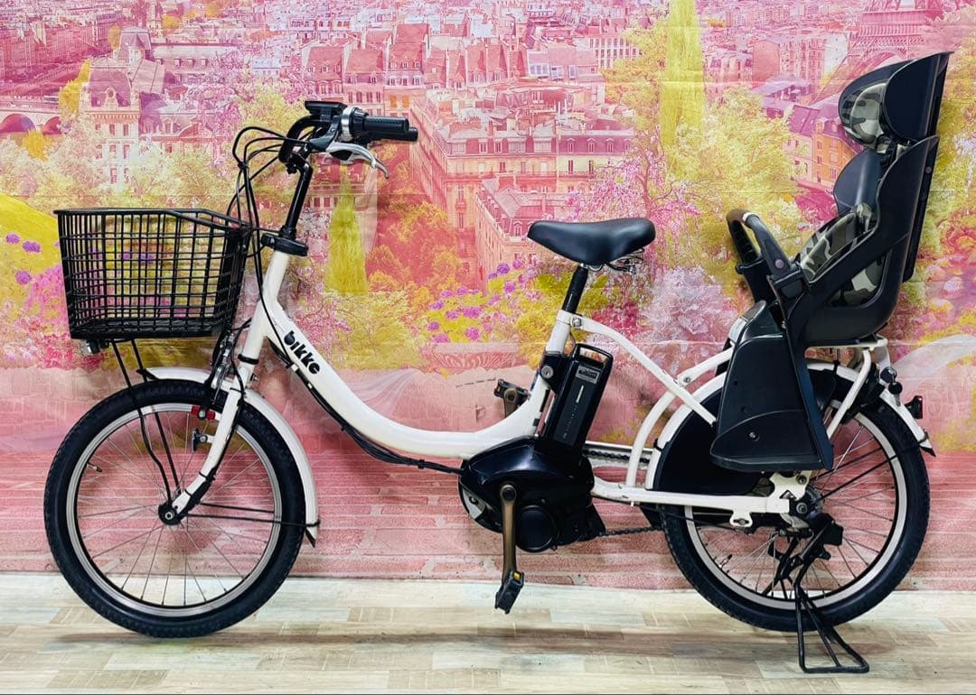 ZK3313 電動自転車 ブリヂストン ビッケ 子供乗せ 20インチ 送料無料