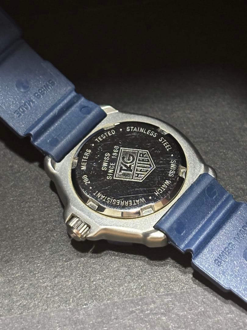 【美品】値下げTAG HEUER フォーミュラー1 ネイビー　プロ　ヴィンテージ