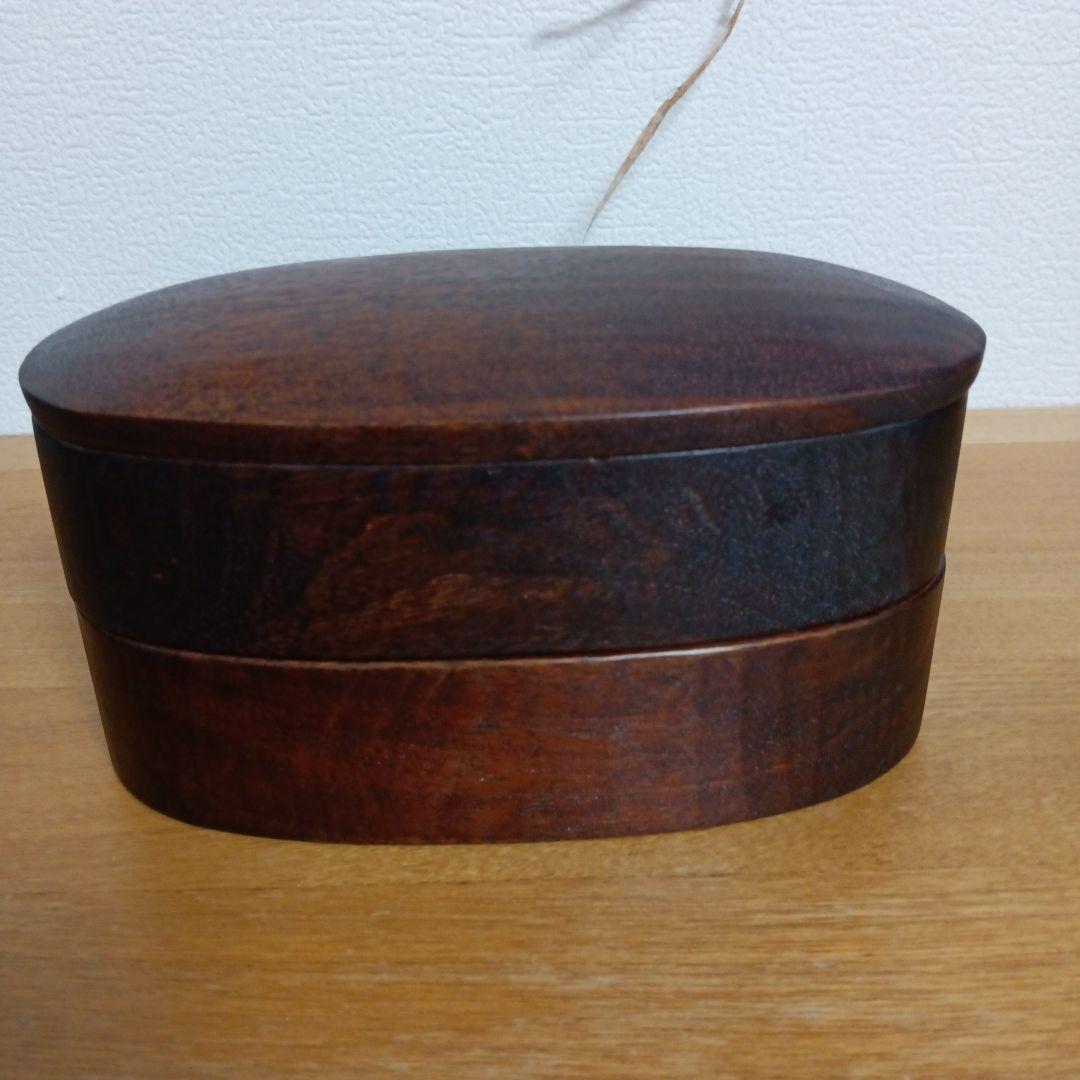 松本 行史 松本家具研究所 / 楕円刳り手箱 (二段)