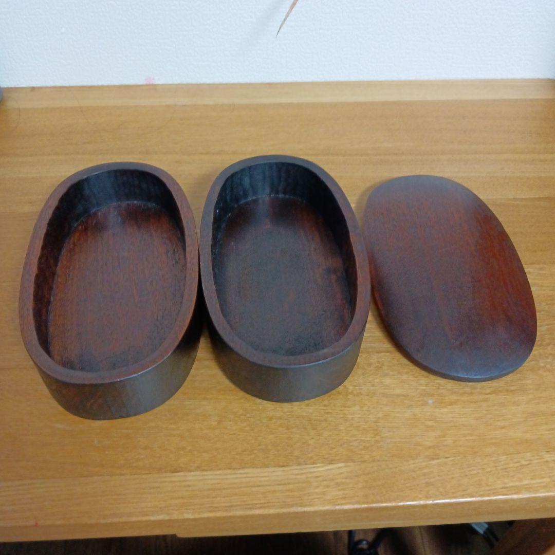 松本 行史 松本家具研究所 / 楕円刳り手箱 (二段)