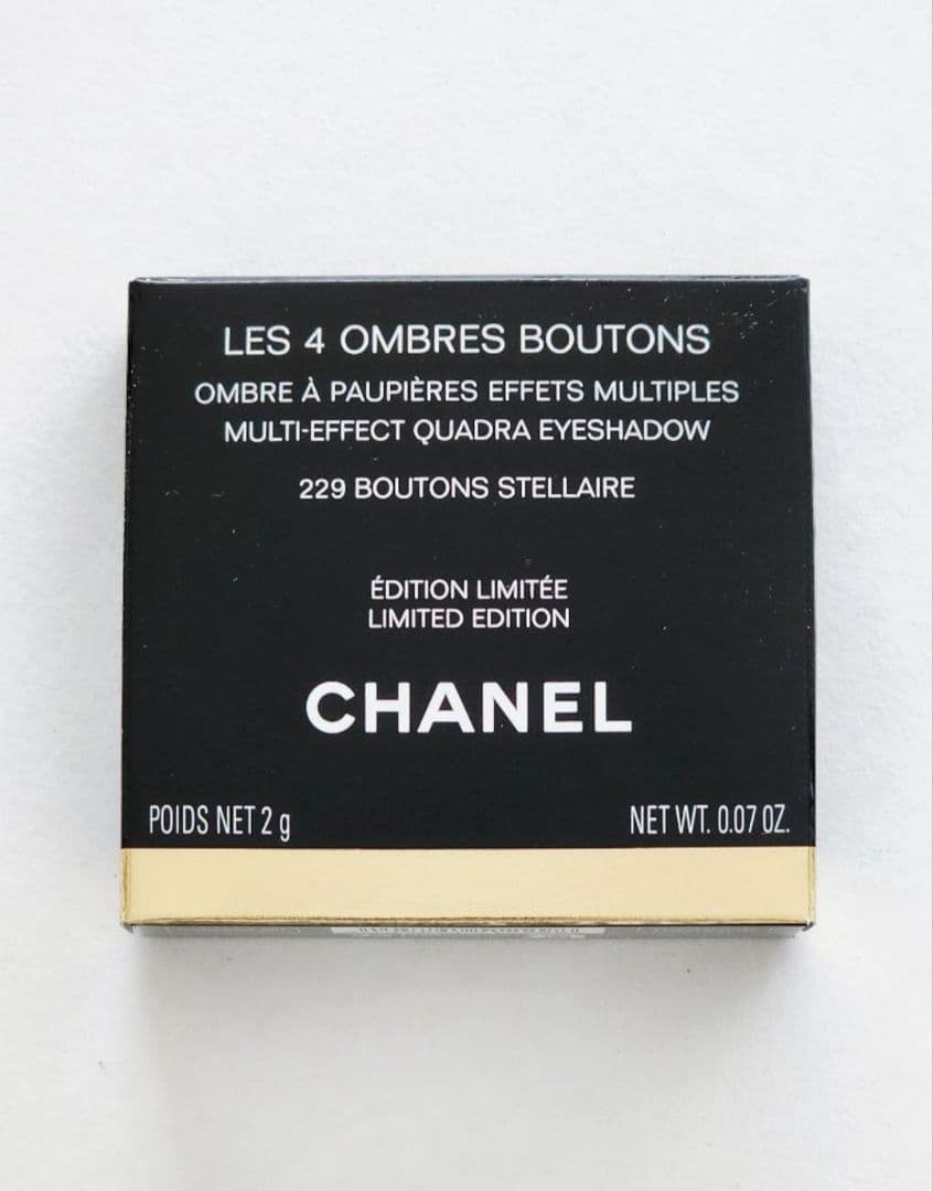 シャネル レ キャトル オンブル ブトン 229 ブトンステレール　アイシャドウ