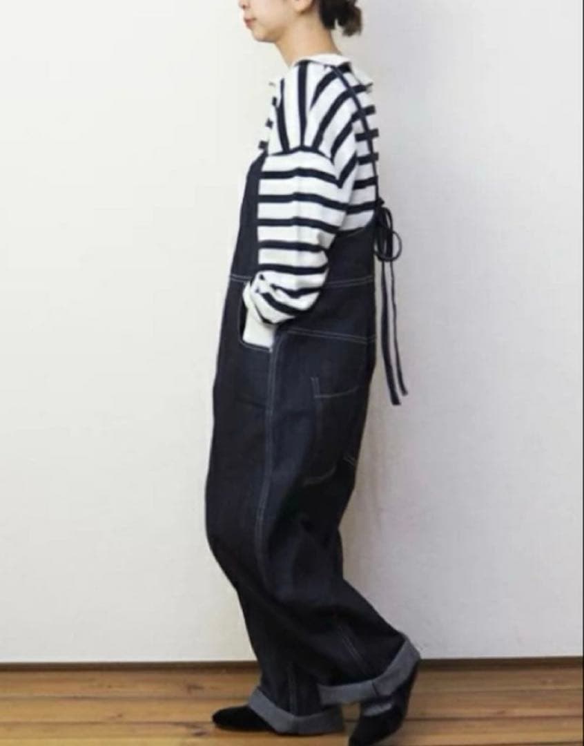 新品訳あり商品！NARU ナル 8ozムラデニム ノッポサロペット