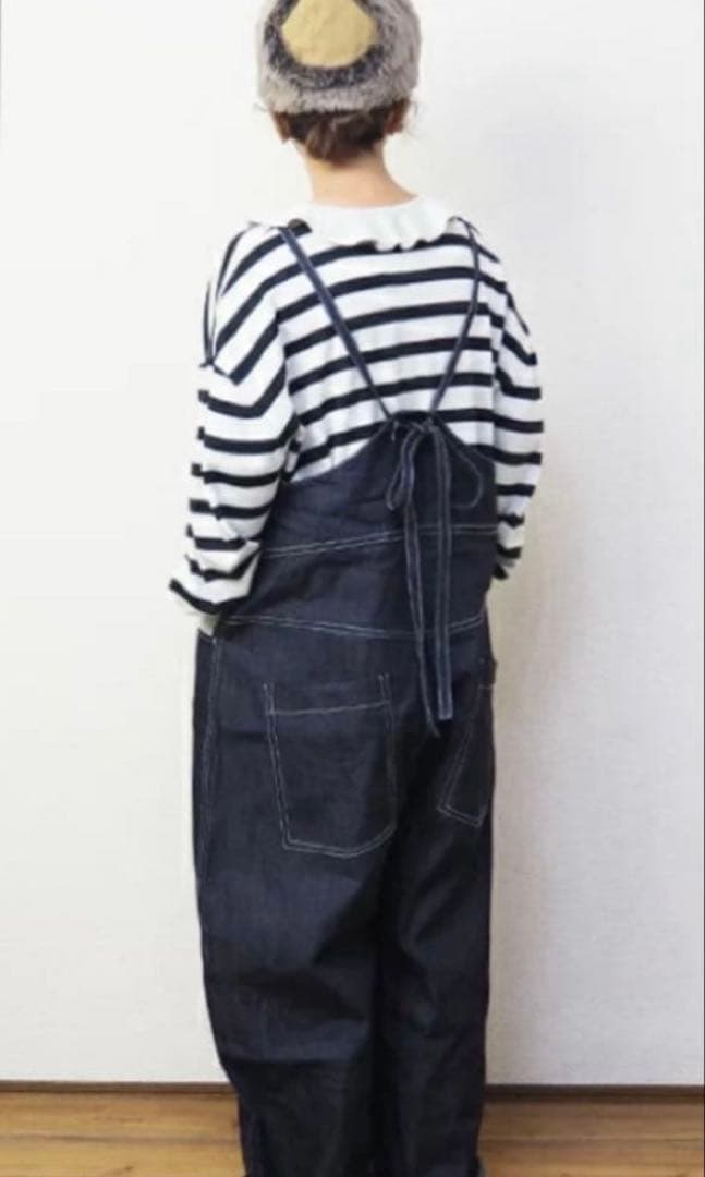 新品訳あり商品！NARU ナル 8ozムラデニム ノッポサロペット