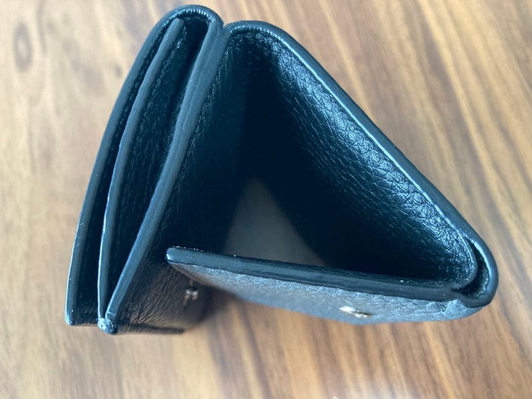 中古　フェンディ並行輸入品ダークグレー 三つ折り財布