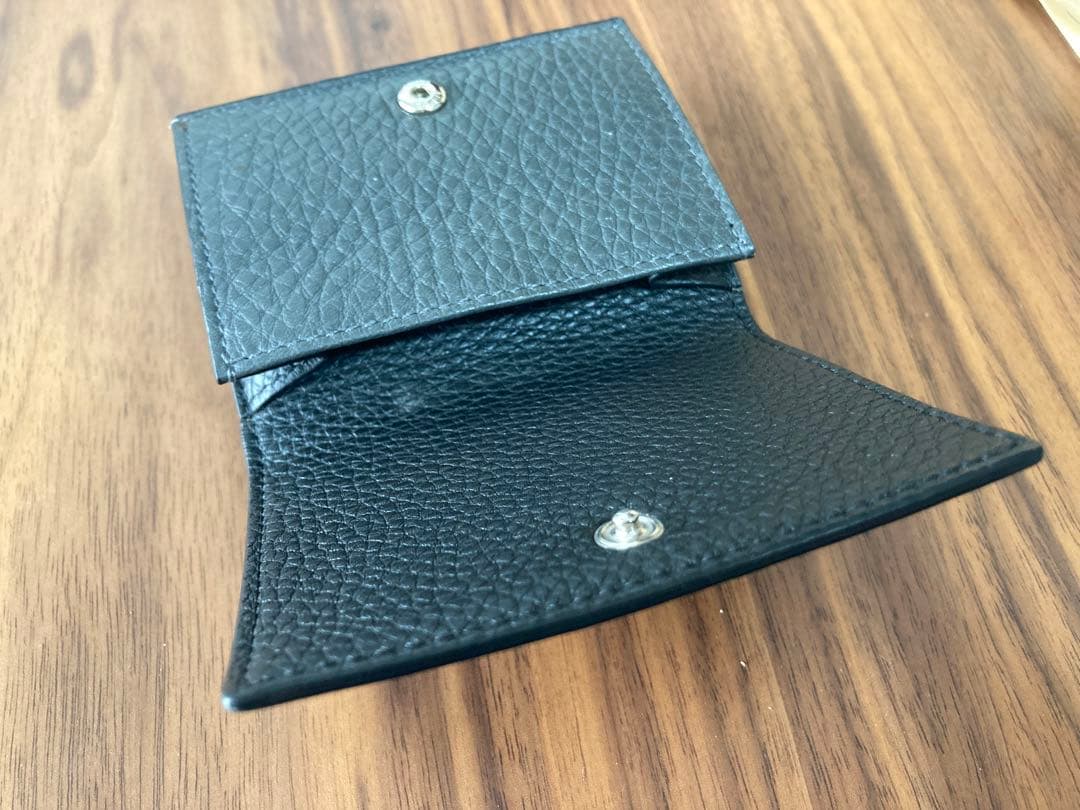 中古　フェンディ並行輸入品ダークグレー 三つ折り財布