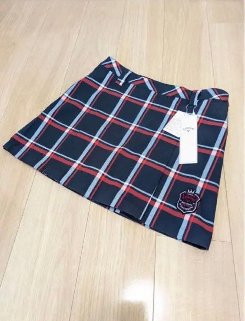 【新品・タグ付き】Callaway XSERIES 撥水 スカート　チェック M