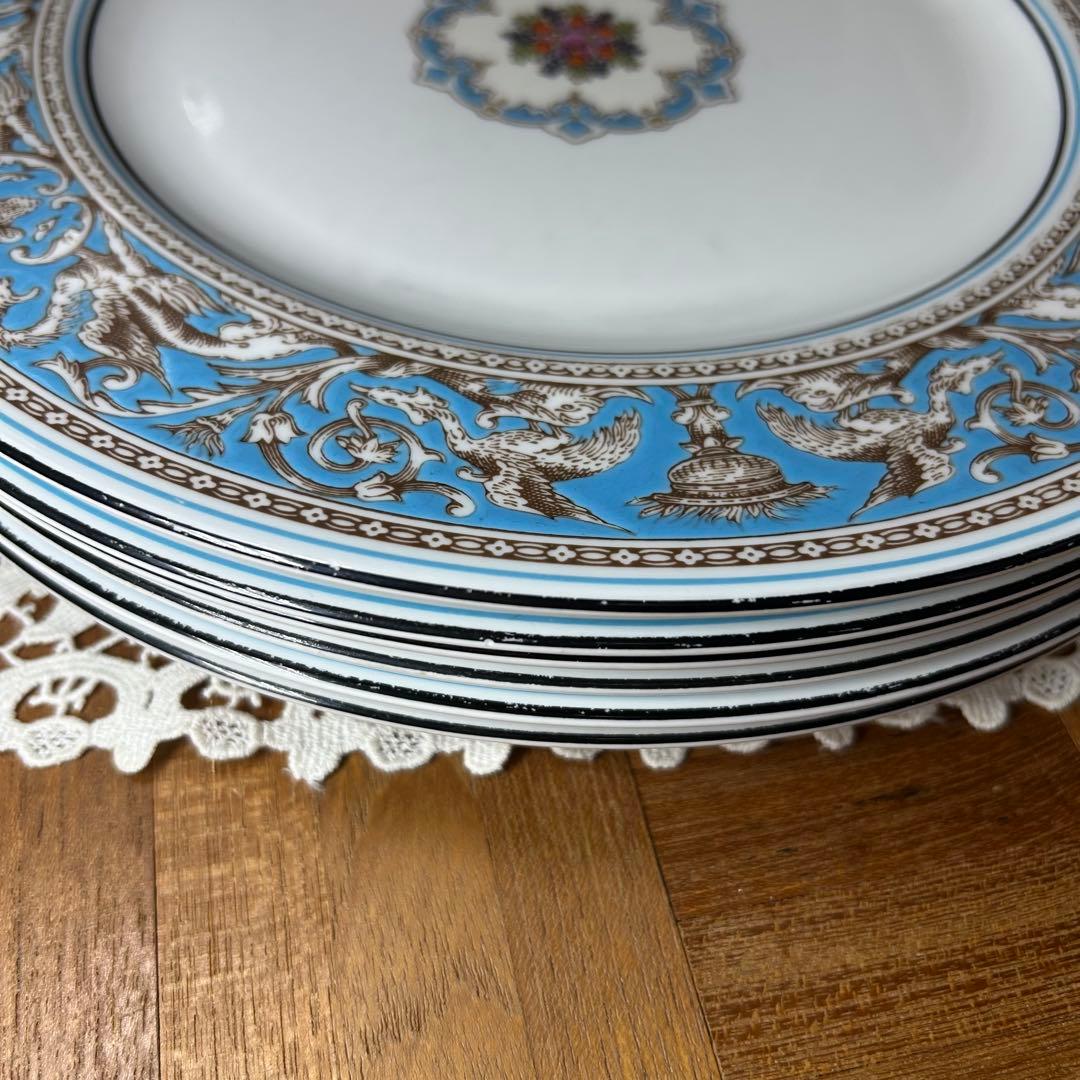 ウェッジウッド フロレンティーン ターコイズ 27cm プレート 6枚