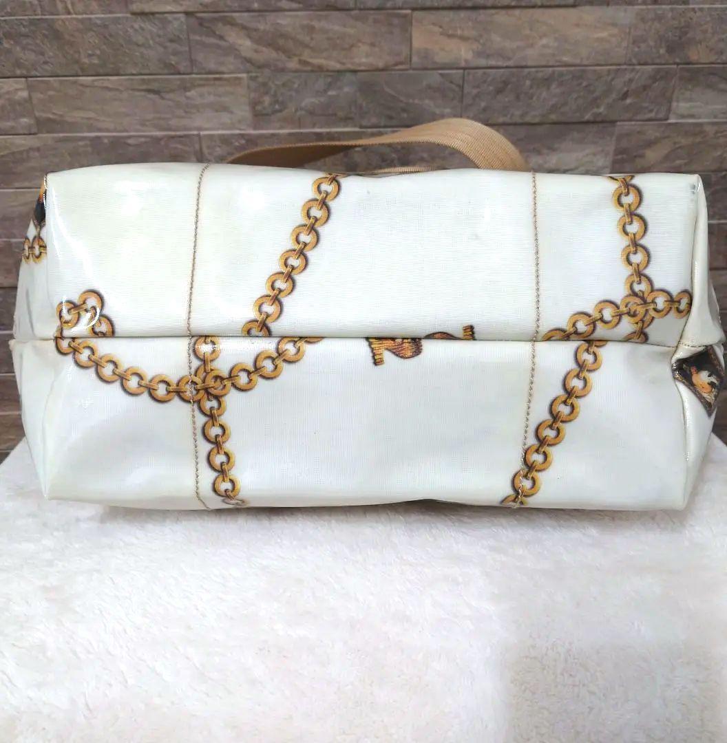 【美品】サルヴァトーレフェラガモ　ガンチーニ柄　コーティング　トートバッグ