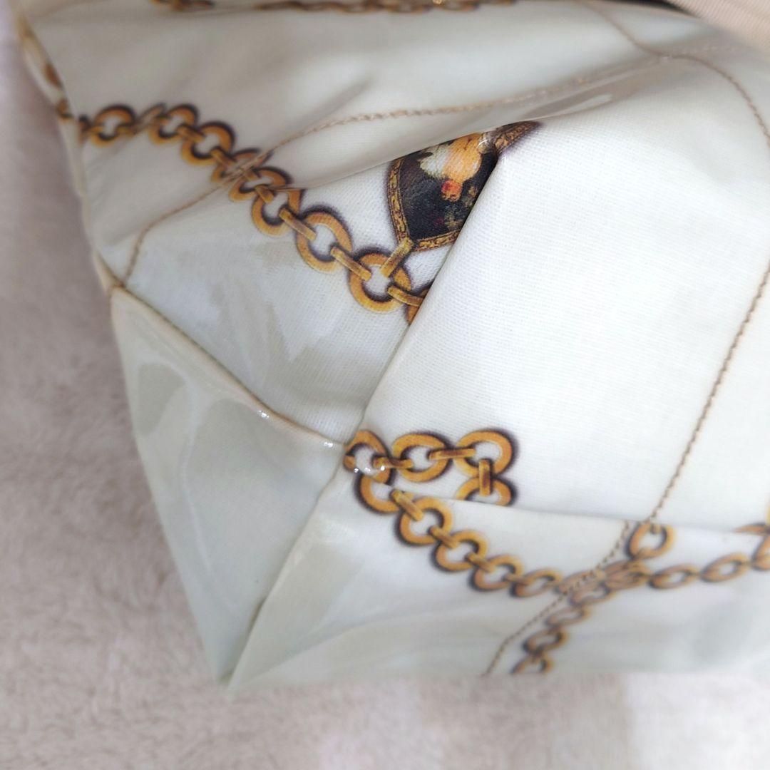 【美品】サルヴァトーレフェラガモ　ガンチーニ柄　コーティング　トートバッグ