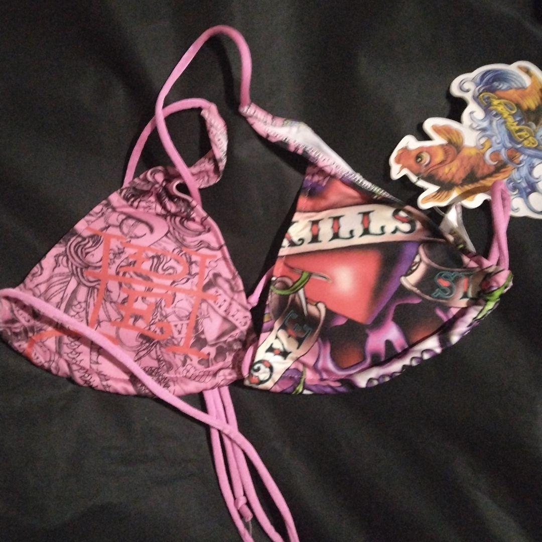 専用です。、エド・ハーディ　ピンク スカル ハート セパレート水着
