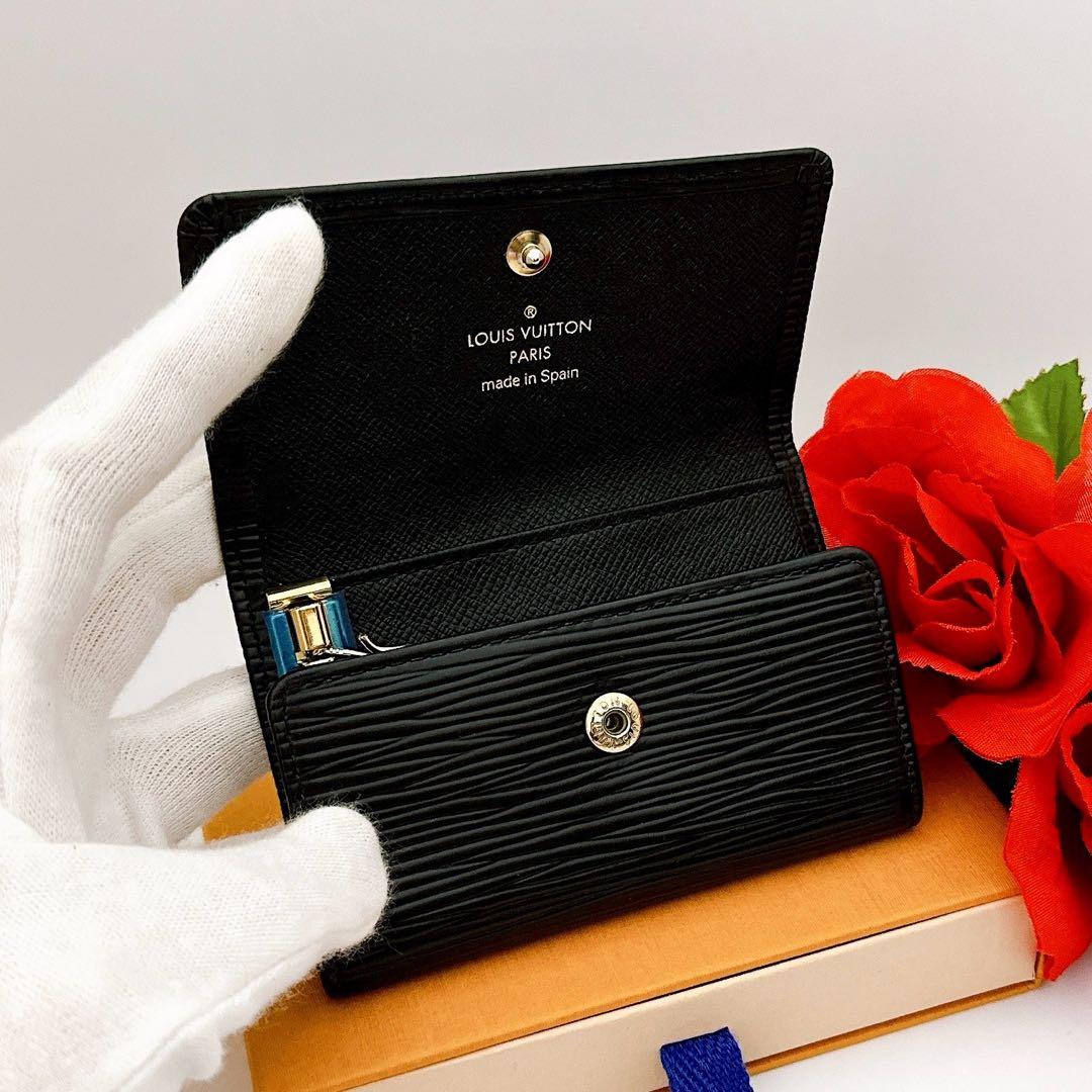 ルイヴィトン　ミュルティクレ　キーケース　6連　エピ　ブラック　黒　ノワール