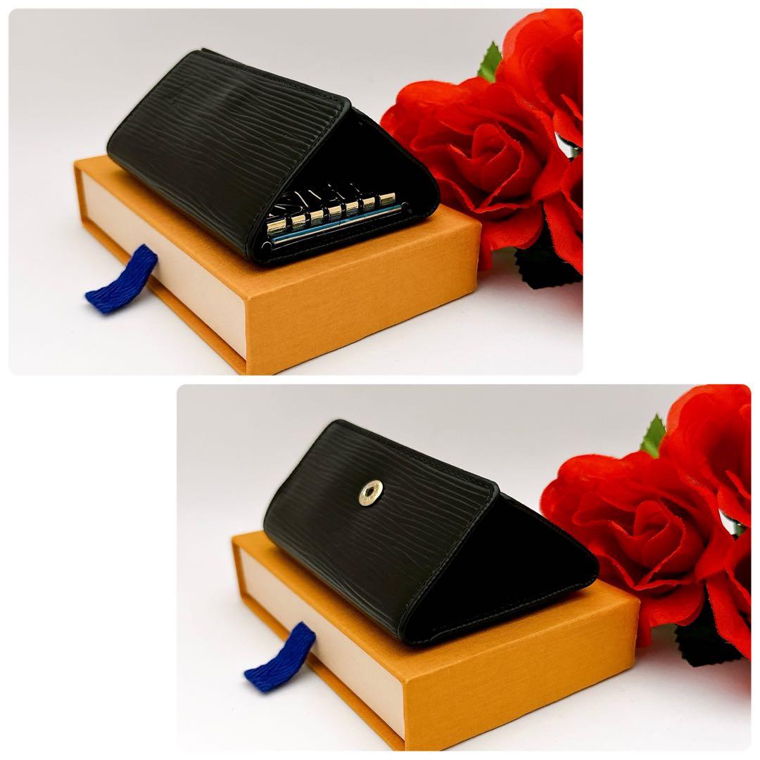 ルイヴィトン　ミュルティクレ　キーケース　6連　エピ　ブラック　黒　ノワール