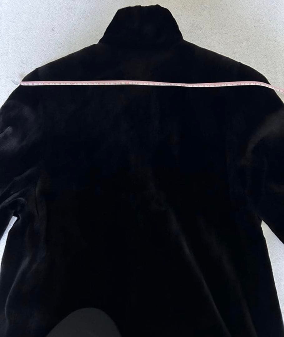 未使用サガフォックス銀タグ シェアードミンクコート黒