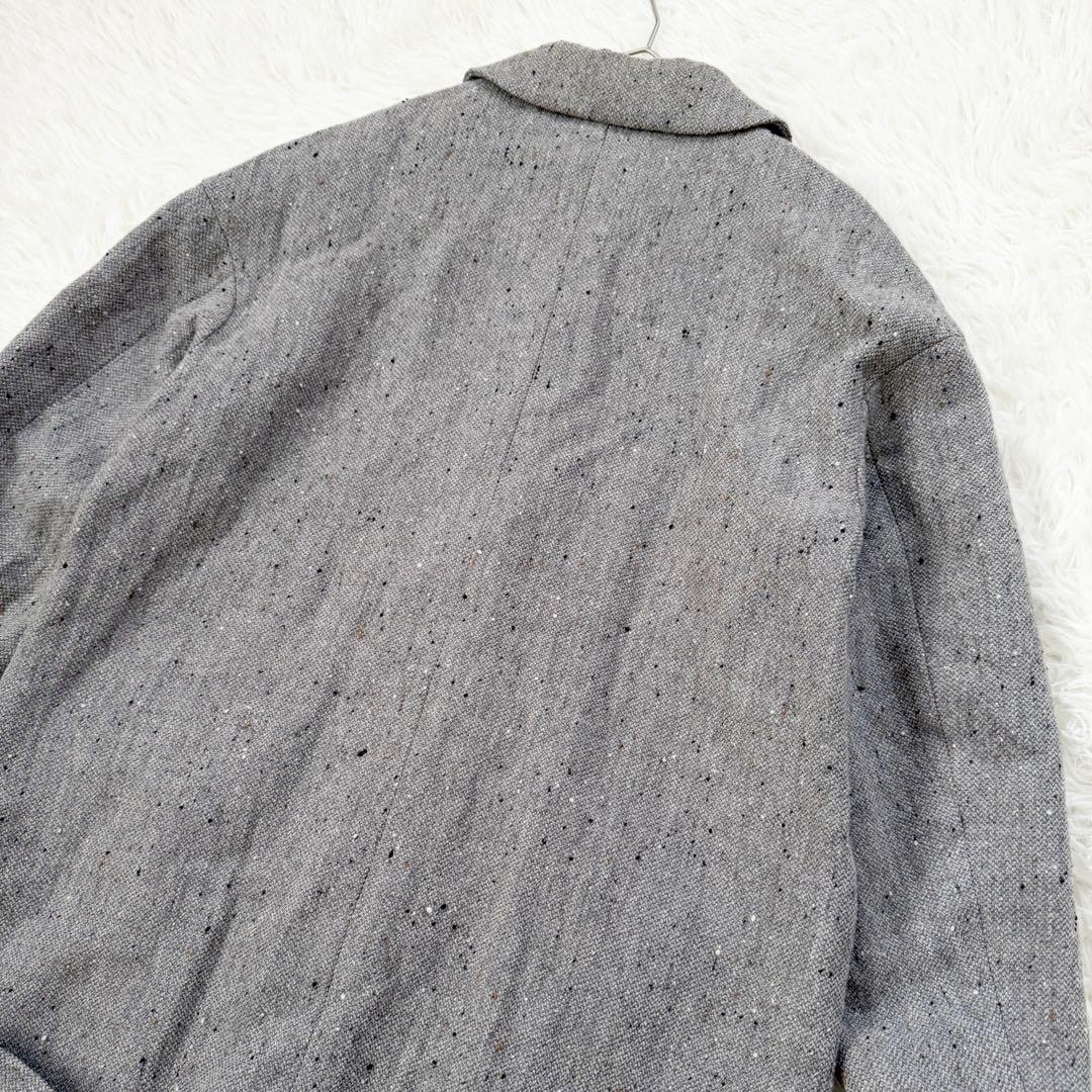 フィグロンドン リネン ウール混 ロングコート fig London Aライン