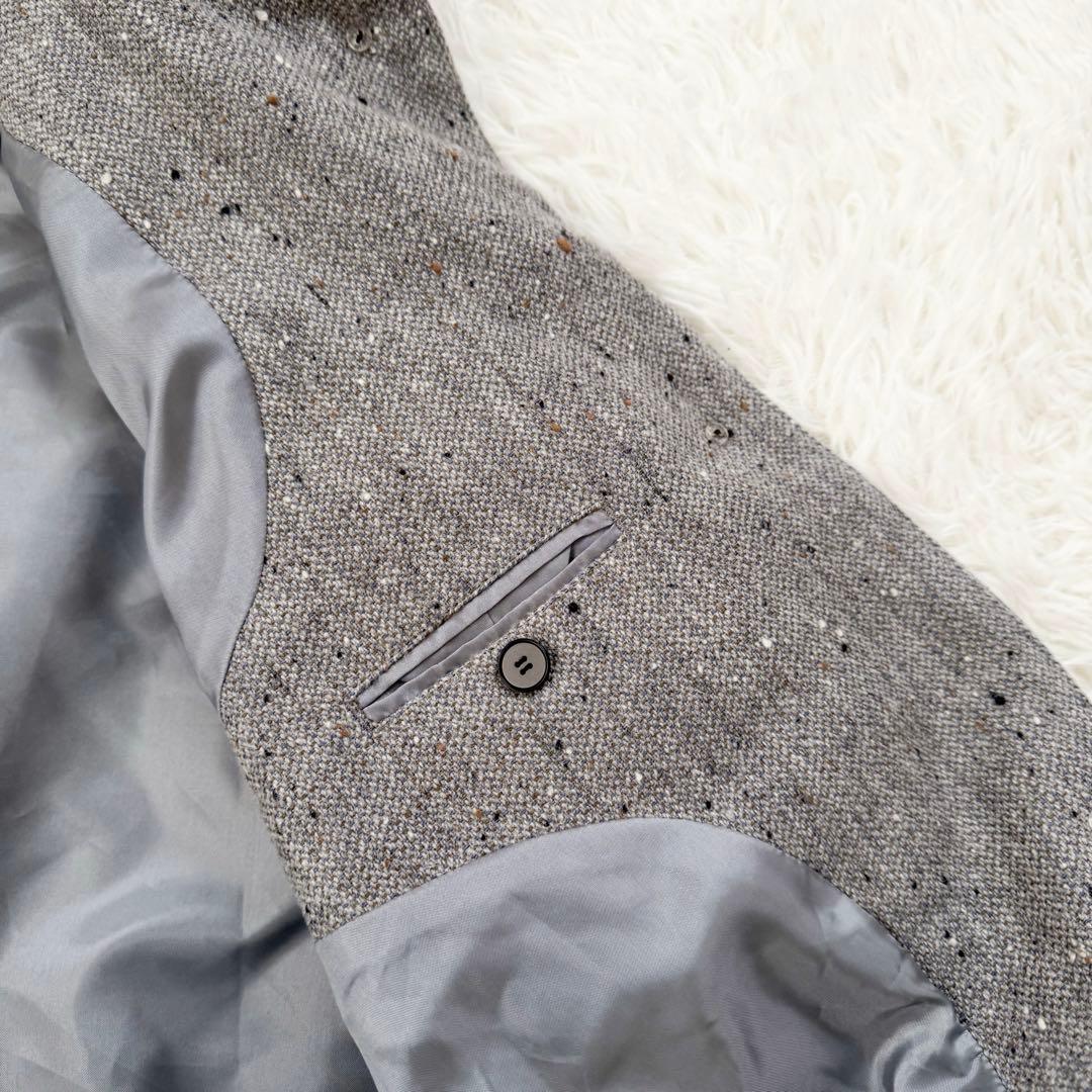 フィグロンドン リネン ウール混 ロングコート fig London Aライン