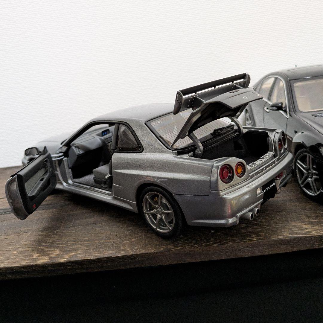 スカイライン GT-R 1/18　R34 skyline AUTOart